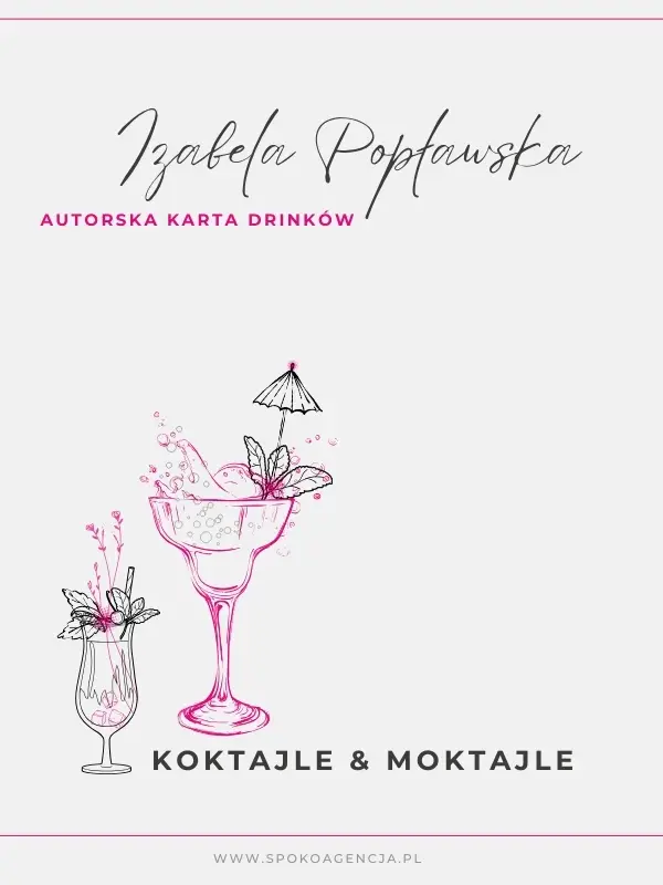 Autorska Karta Drinków - Izabela Popławska